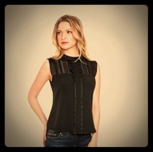 Guess by Marciano "Evie" Pleated Top